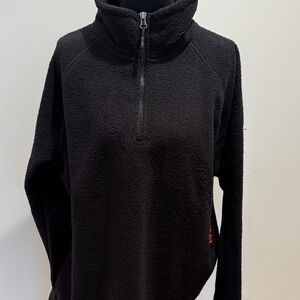 32 Degrees Black zip up fleece NWT
Women large
